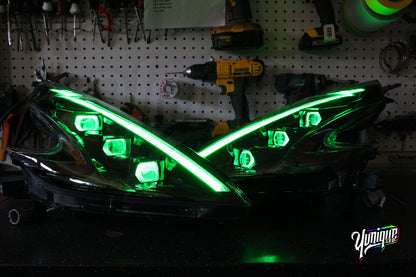 Nissan 370Z Stage 3 BlueGhozt XB LED Headlights (Pair)