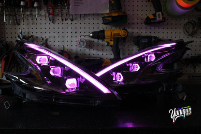Nissan 370Z Stage 3 BlueGhozt XB LED Headlights (Pair)