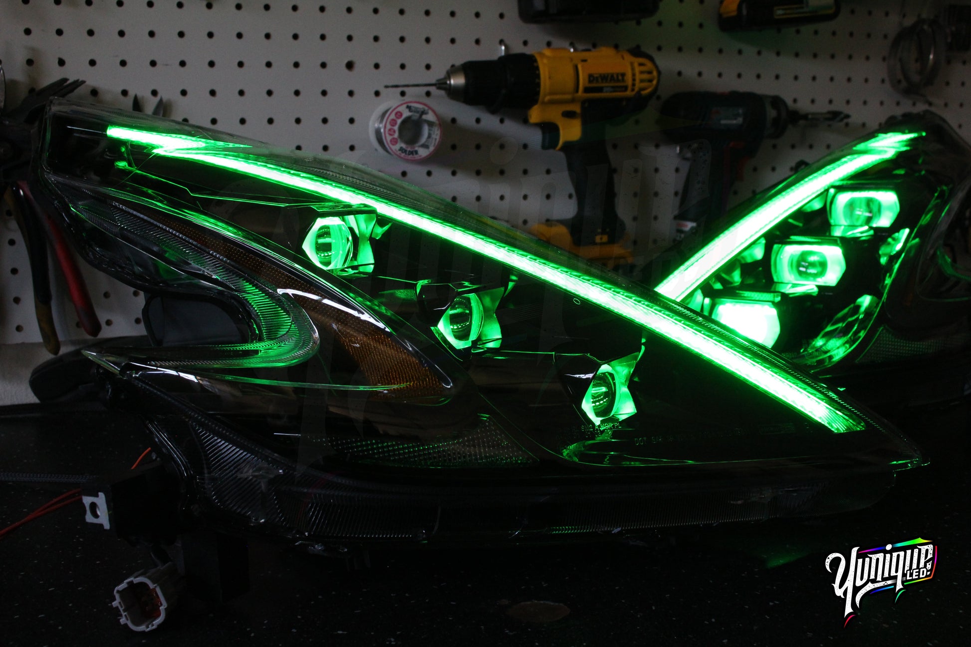 Nissan 370Z Stage 3 BlueGhozt XB LED Headlights (Pair)