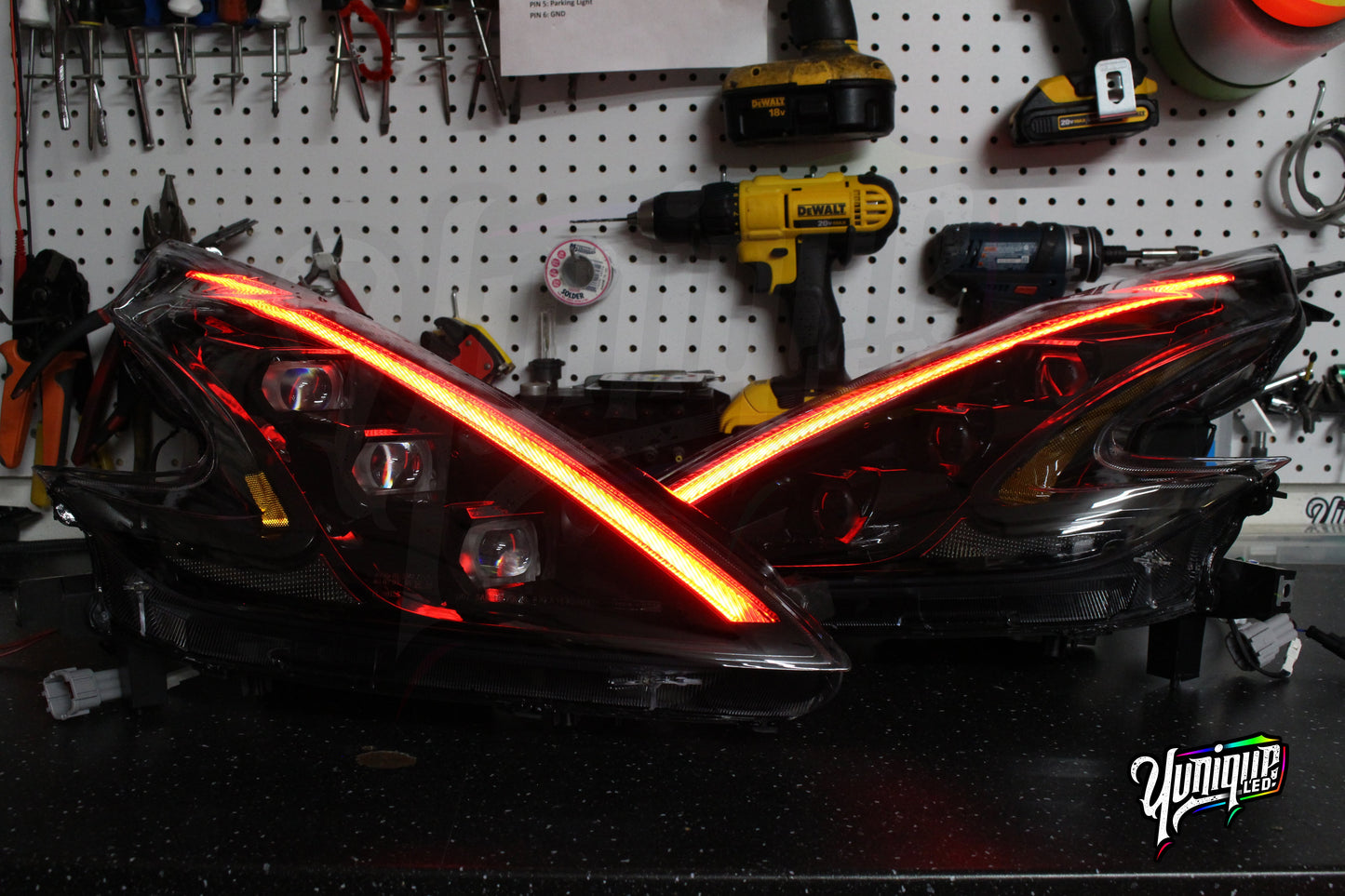 Nissan 370Z Stage 3 BlueGhozt XB LED Headlights (Pair)
