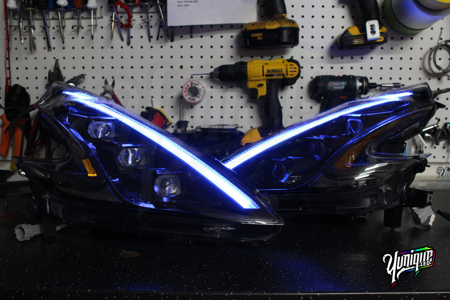Nissan 370Z Stage 3 BlueGhozt XB LED Headlights (Pair)