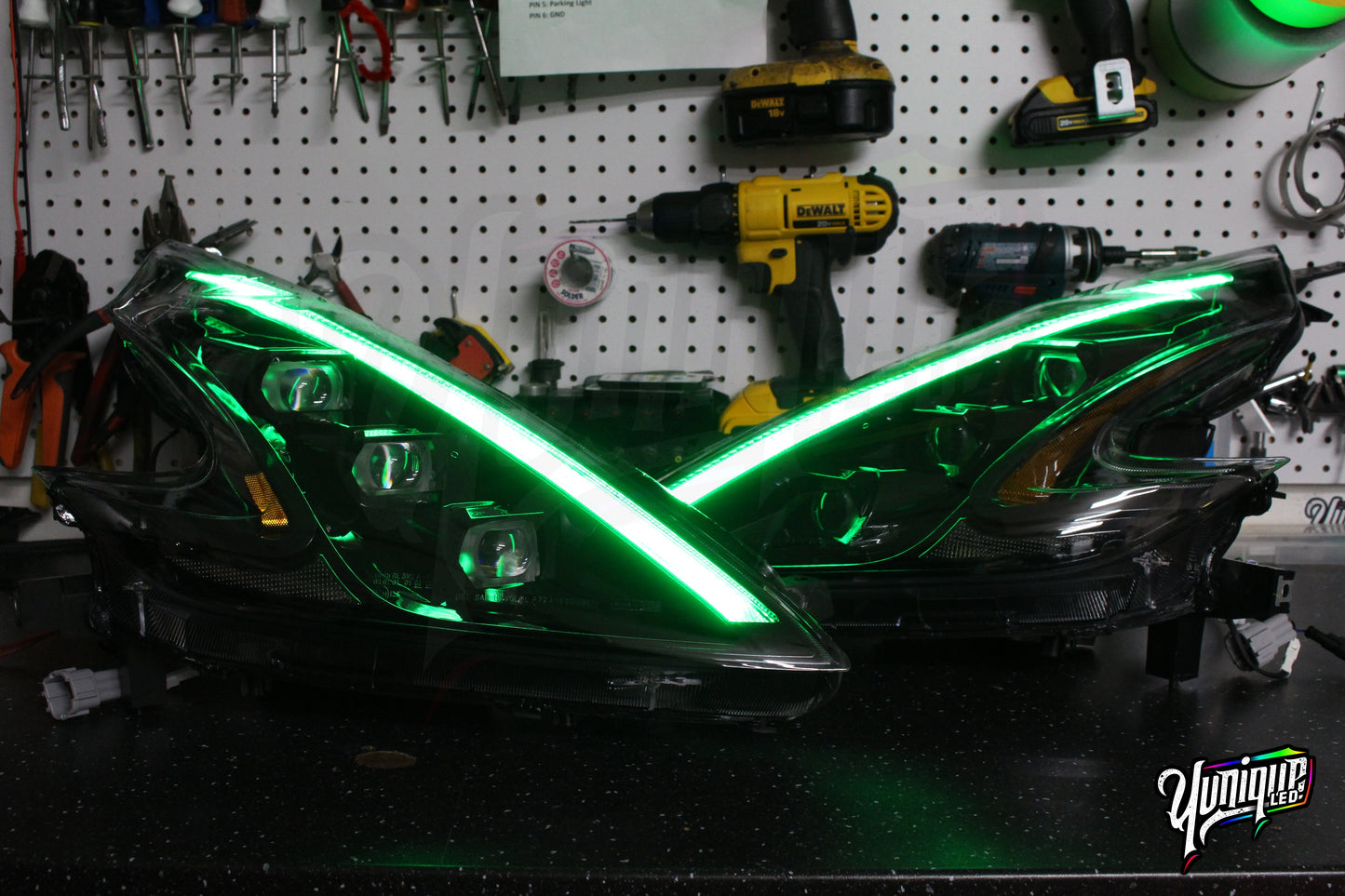 Nissan 370Z Stage 3 BlueGhozt XB LED Headlights (Pair)