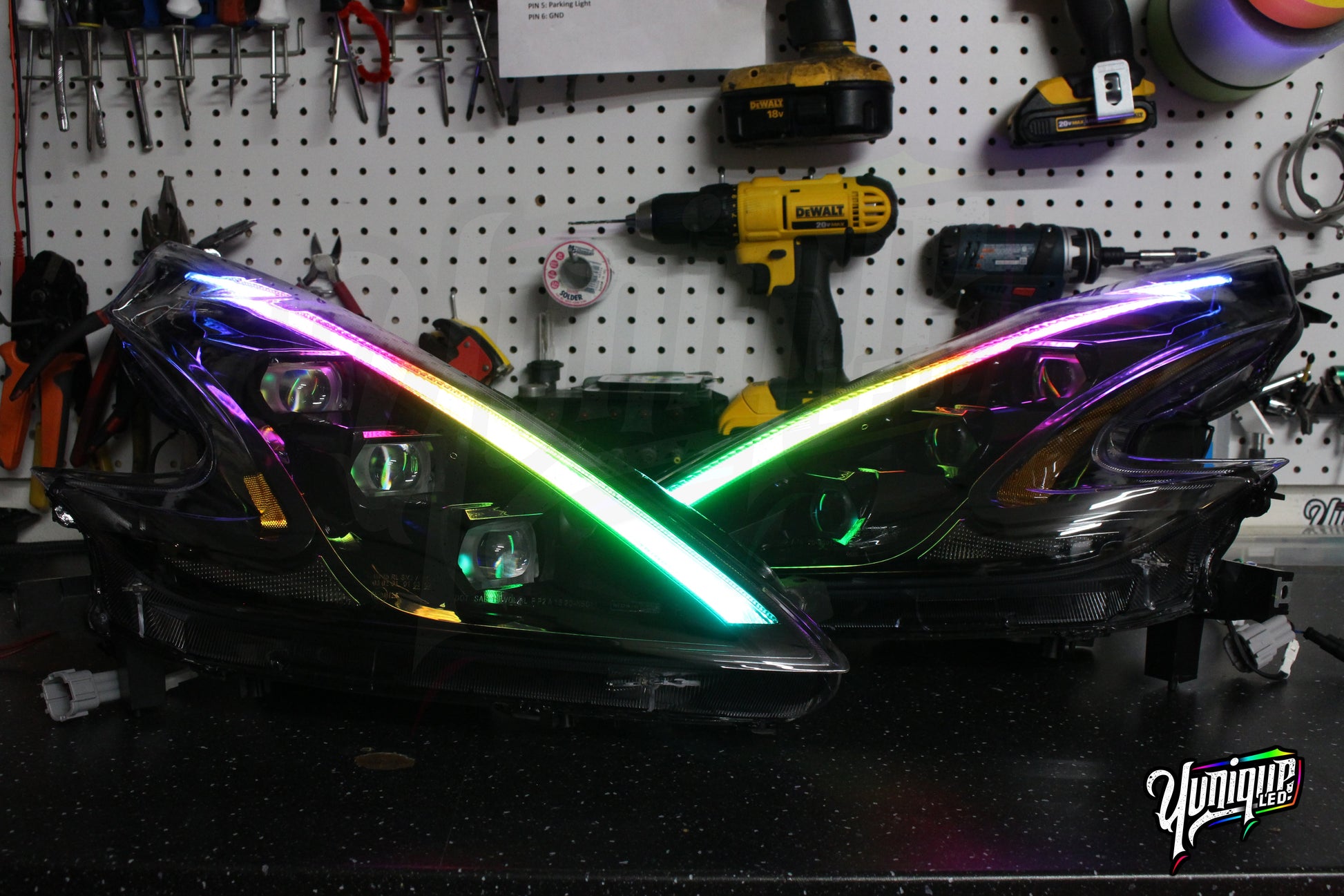 Nissan 370Z Stage 3 BlueGhozt XB LED Headlights (Pair)