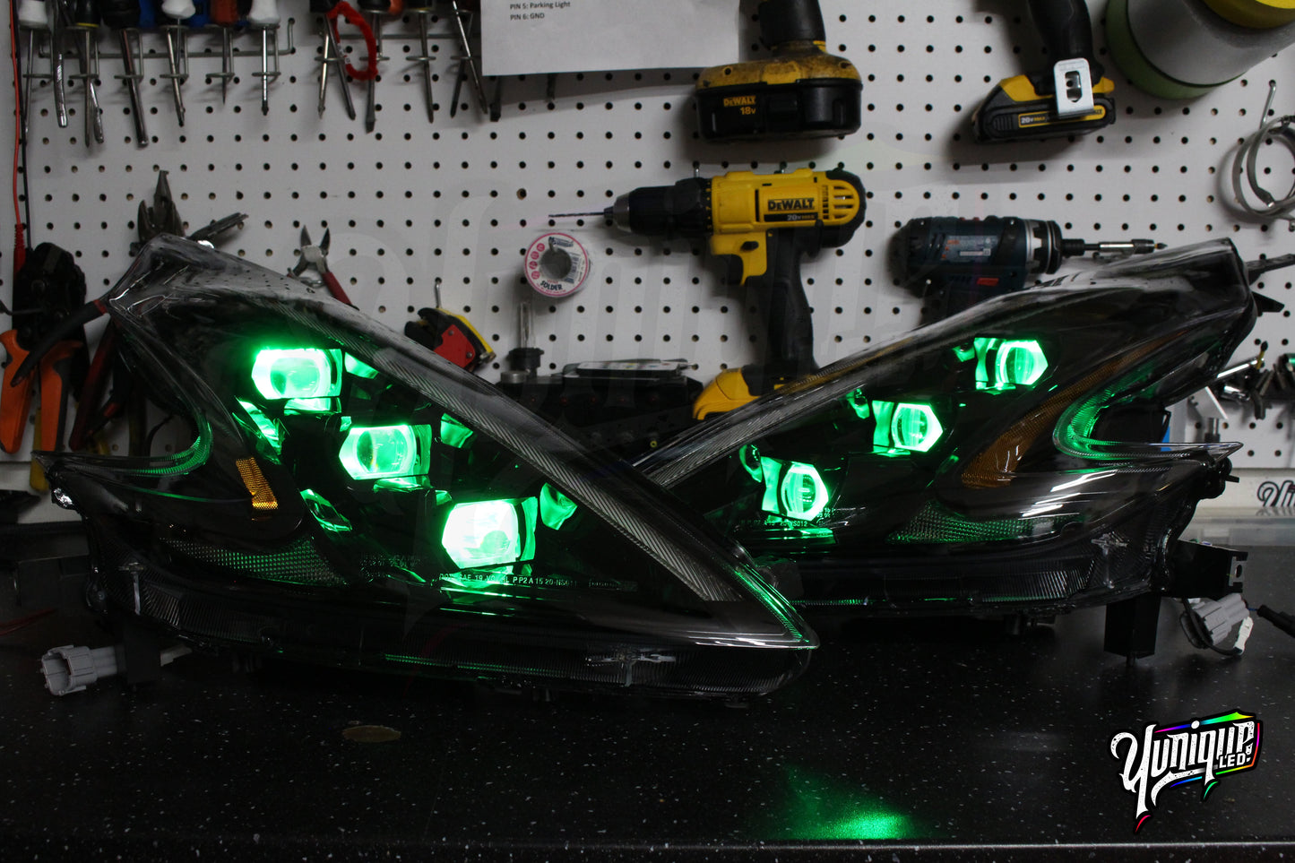 Nissan 370Z Stage 3 BlueGhozt XB LED Headlights (Pair)