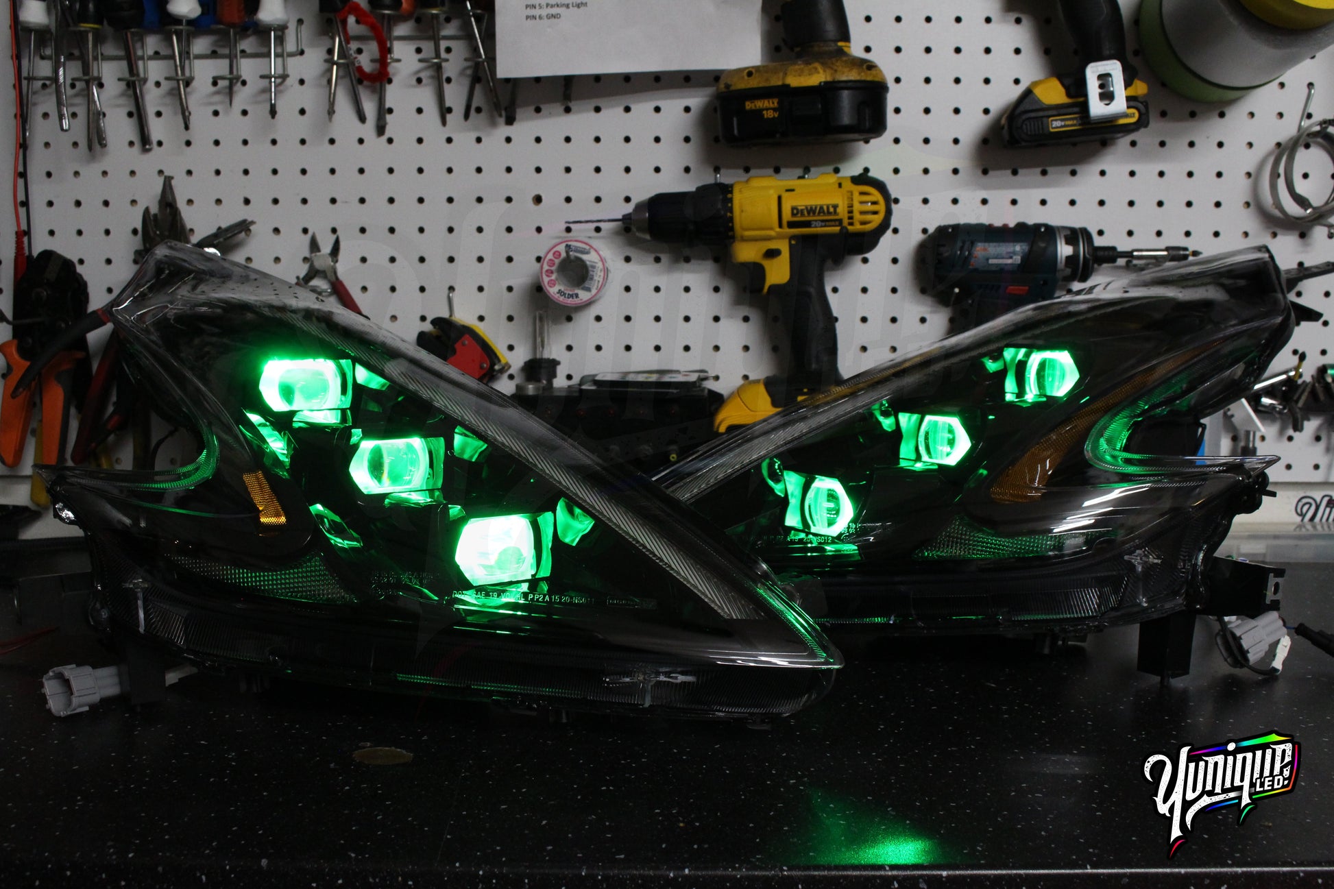 Nissan 370Z Stage 3 BlueGhozt XB LED Headlights (Pair)