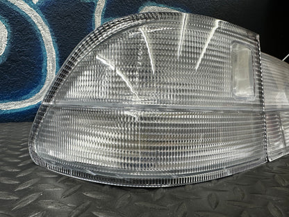 1996-2000 Honda Civic 2d Coupe Ek Jdm Clear 4pcs Rear Tail Light