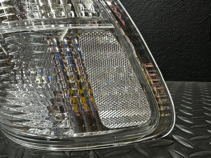 1999-2000 Honda Civic 4d Sedan Ek Jdm Style Clear Lens Tail Light Inner Outer Total Of 4 Pieces