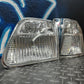 1999-2000 Honda Civic 4d Sedan Ek Jdm Style Clear Lens Tail Light Inner Outer Total Of 4 Pieces