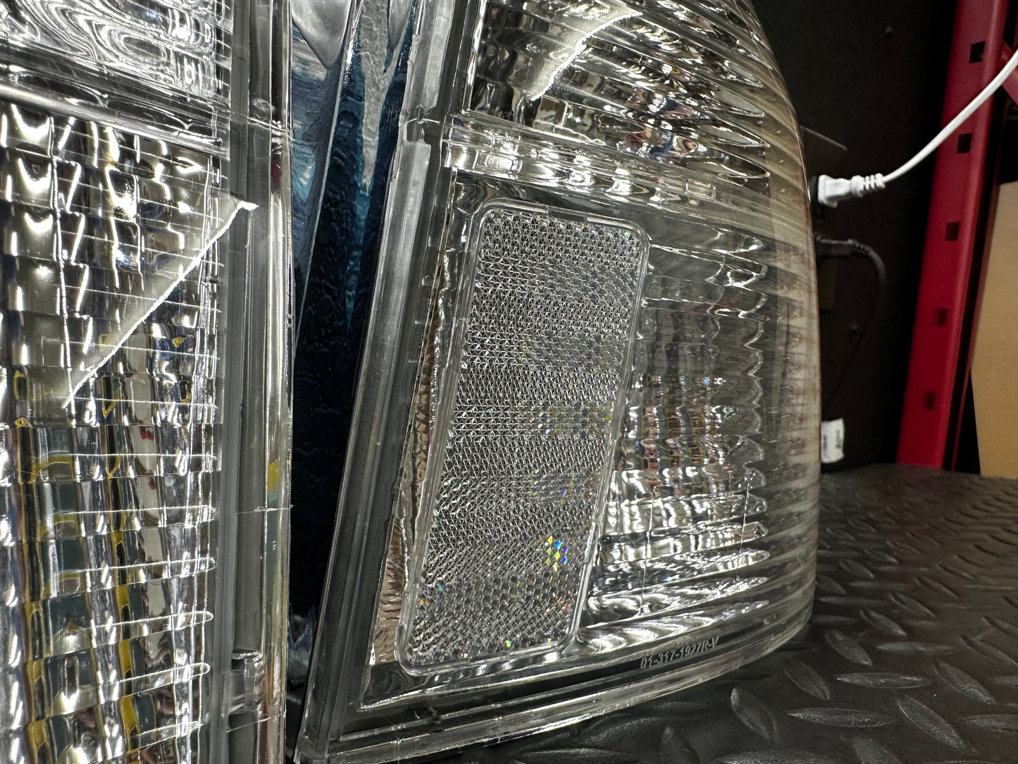 1999-2000 Honda Civic 4d Sedan Ek Jdm Style Clear Lens Tail Light Inner Outer Total Of 4 Pieces
