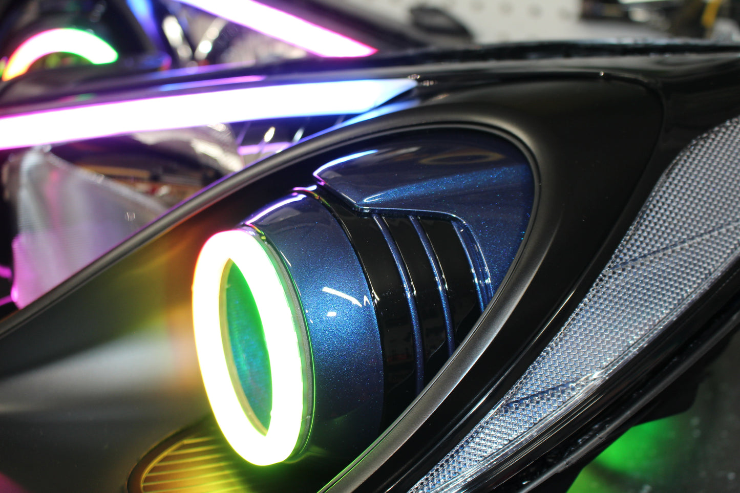 2013-2015 Hyundai Genesis Coupe BlueGhozt Stage 3 Headlights