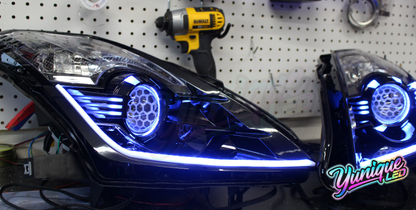 2003-2009 Nissan 350Z BlueGhozt Iron Man Headlights