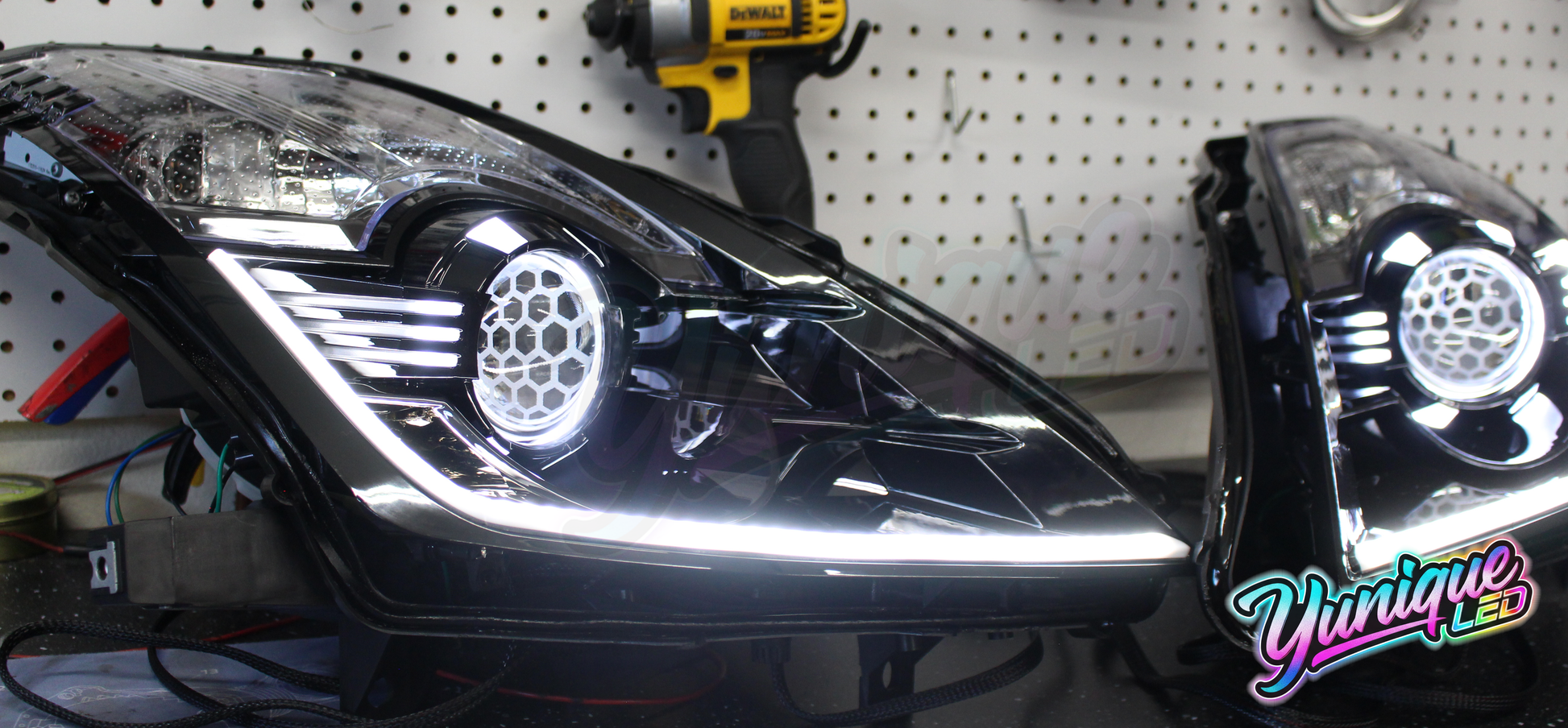 2003-2009 Nissan 350Z BlueGhozt Iron Man Headlights
