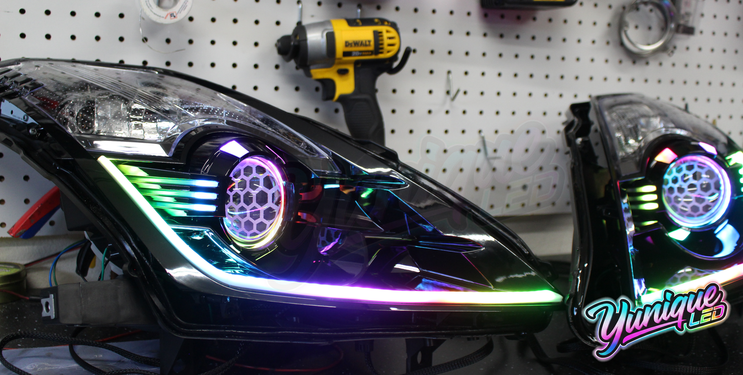 2003-2009 Nissan 350Z BlueGhozt Iron Man Headlights