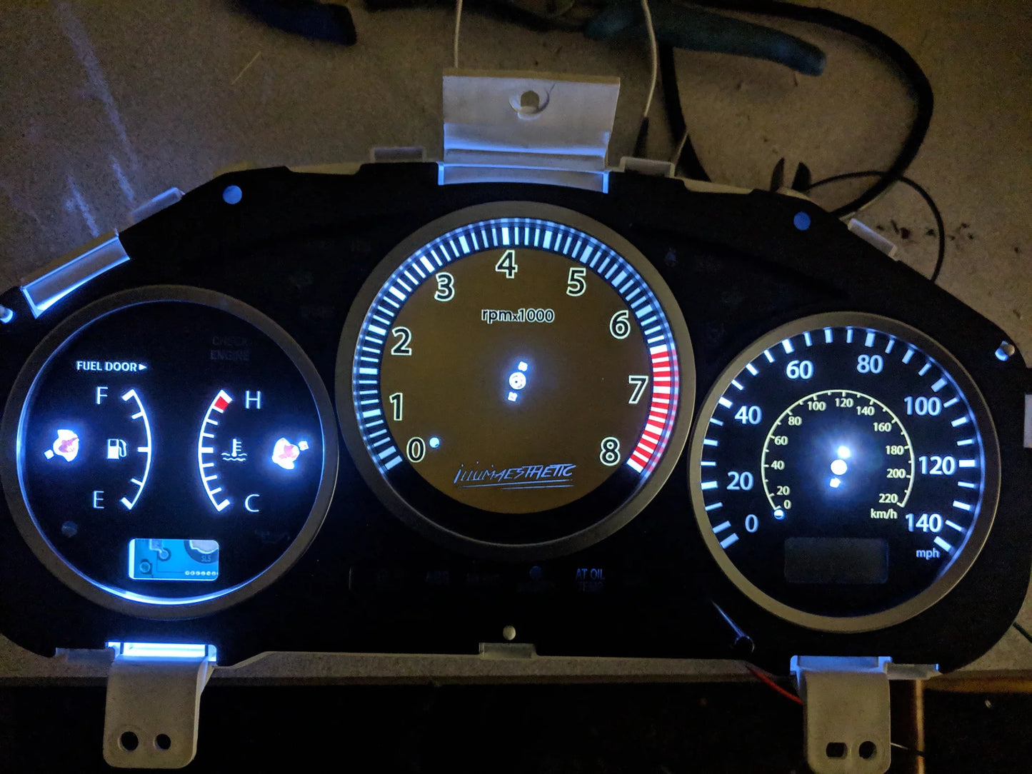 Illumaesthetic Subaru Impreza STi (GD) - Gauge Faces (04-07)