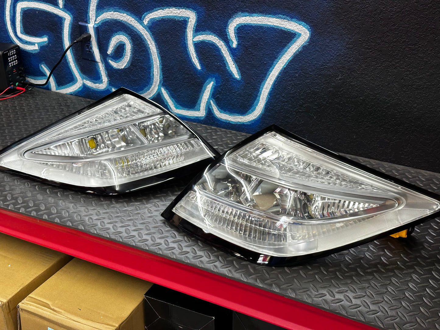 NTXGLOW custom clear tail lights (2010 - 2015 Honda Crosstour)