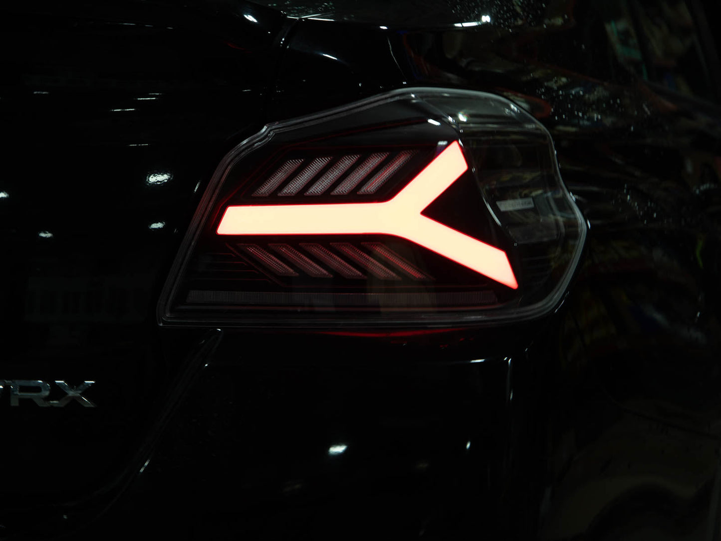 OLM Y-Spec LED Taillights (Clear Lens  Red Optic) - 2015-2021 WRX / STI