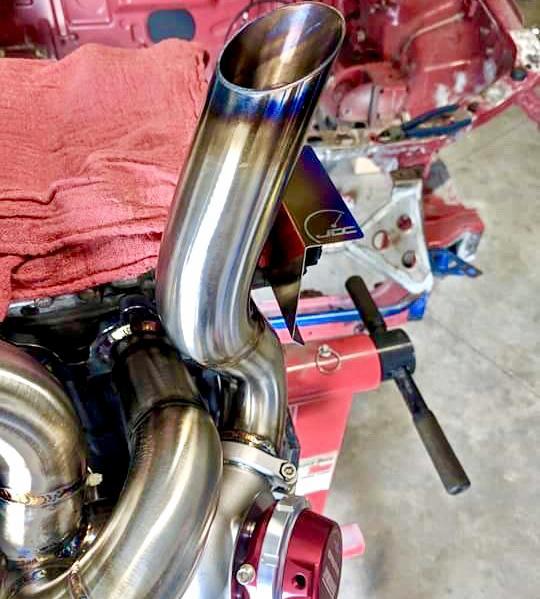 JDC Titanium Cam Position Sensor Heat Shield (Evo 4-9)