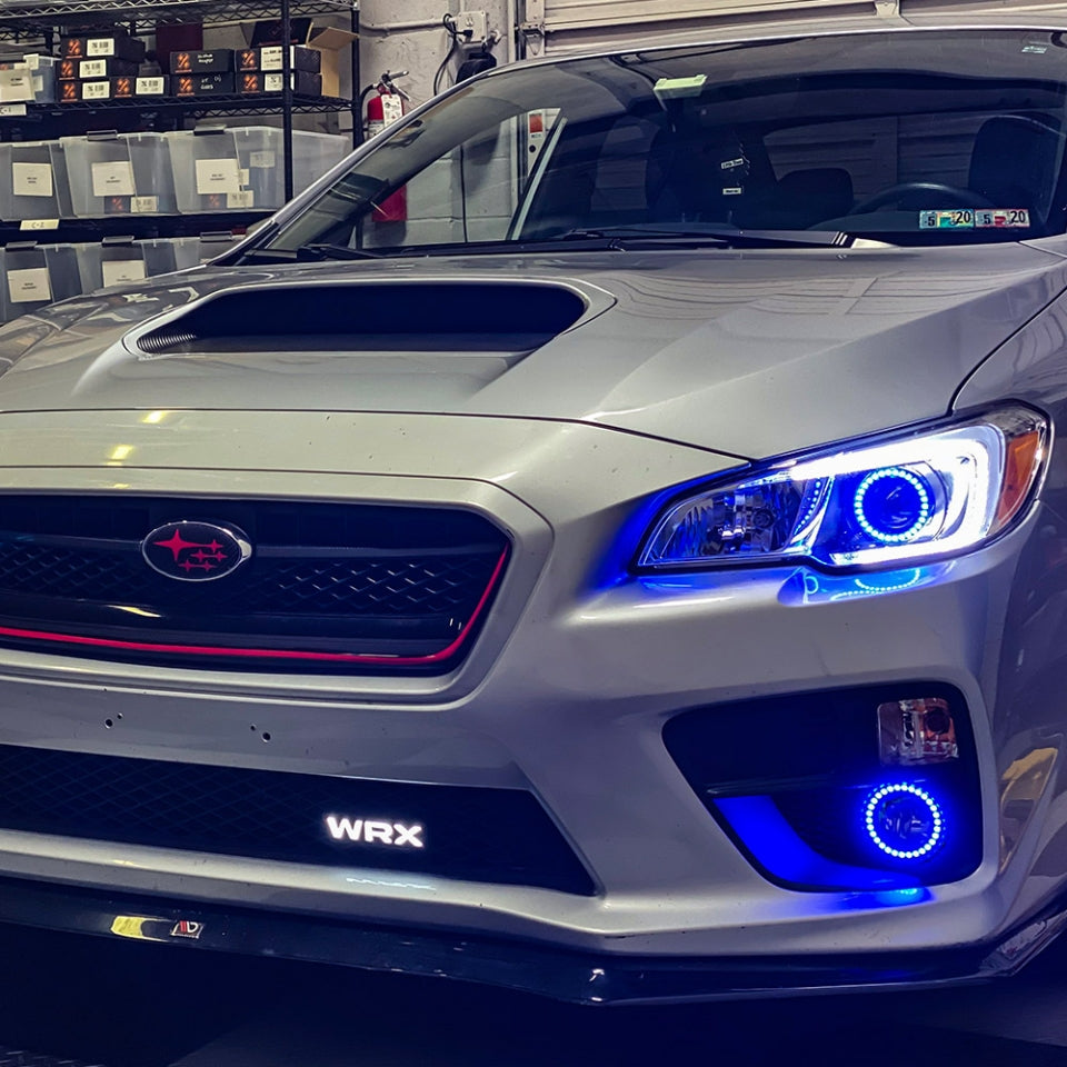 Lighting Trendz 2015-2017 Subaru WRX STI Flow Series C-Bar, Projector (WRX) & Fog Halo LED Kit