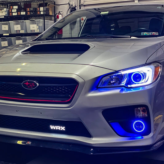 Lighting Trendz 2015-2017 Subaru WRX STI Flow Series C-Bar, Projector (WRX) & Fog Halo LED Kit
