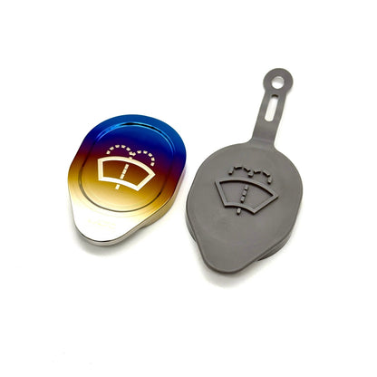 JDC Titanium Washer Fluid Cap (R35 GT-R & Multiple Infiniti Models)