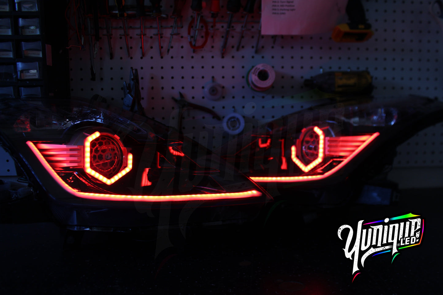 2003-2009 Nissan 350Z BlueGhozt Hex Stage 3 Headlights