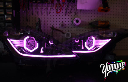 2003-2009 Nissan 350Z BlueGhozt Hex Stage 3 Headlights