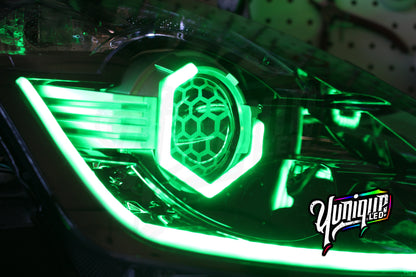 2003-2009 Nissan 350Z BlueGhozt Hex Stage 3 Headlights