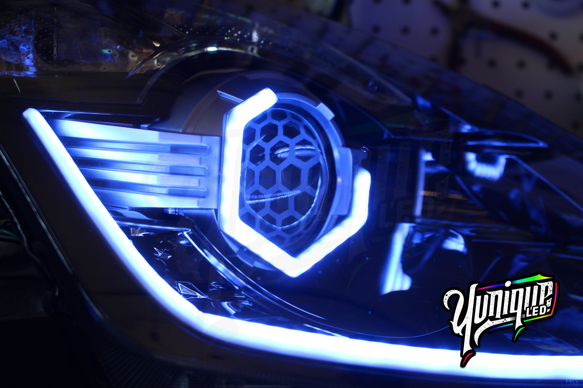 2003-2009 Nissan 350Z BlueGhozt Hex Stage 3 Headlights