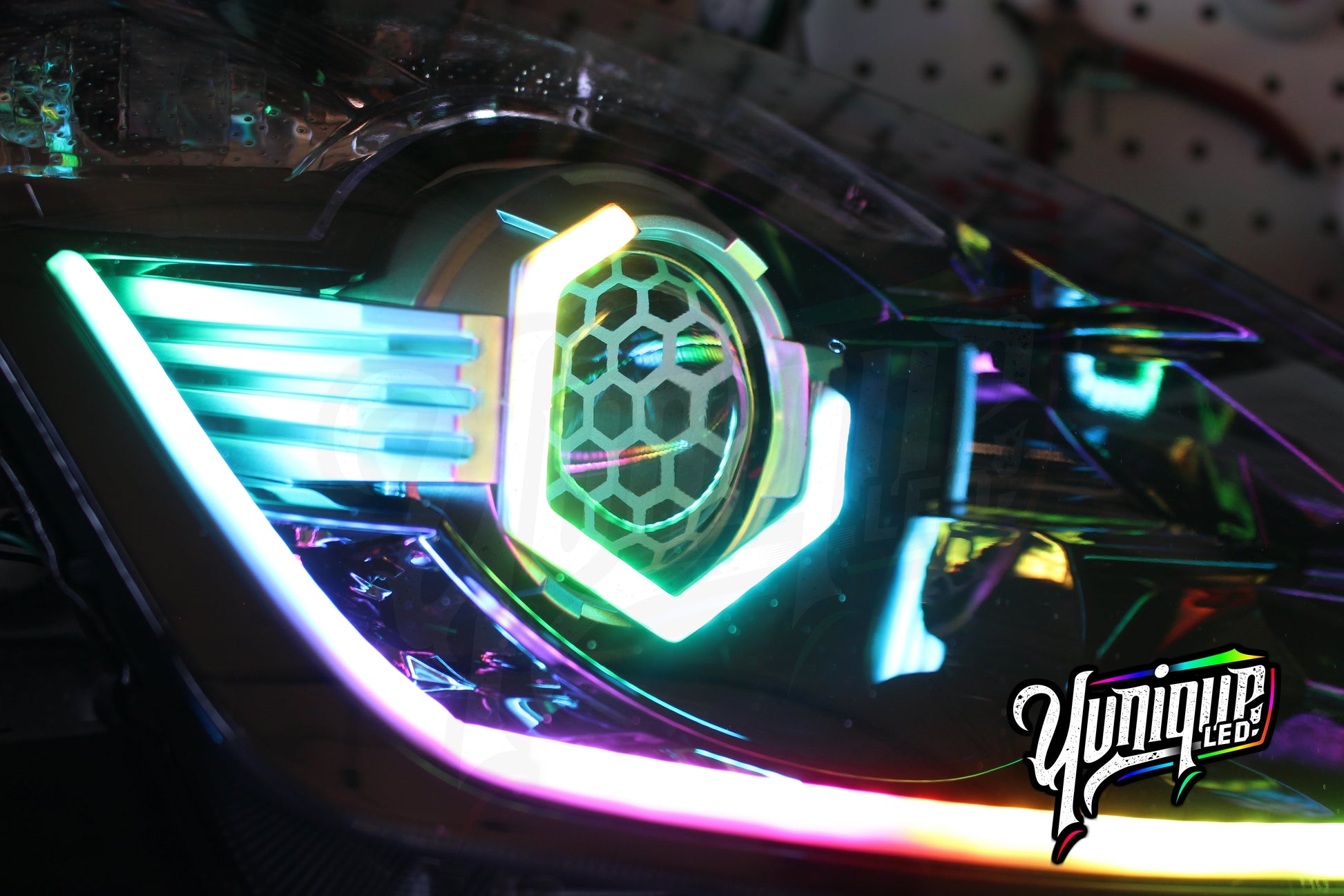 2003-2009 Nissan 350Z BlueGhozt Hex Stage 3 Headlights