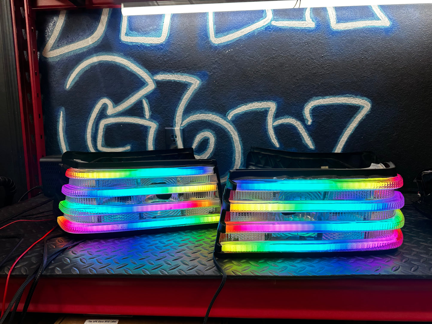 NTXGLOW RGB tail lights (90 - 98 Mercedes SL-class R129)