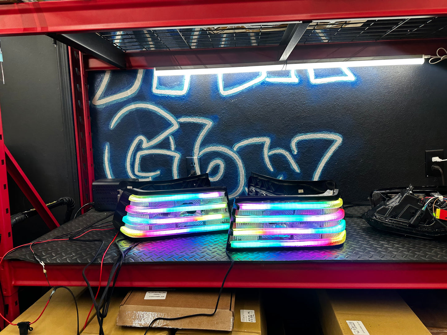 NTXGLOW RGB tail lights (90 - 98 Mercedes SL-class R129)
