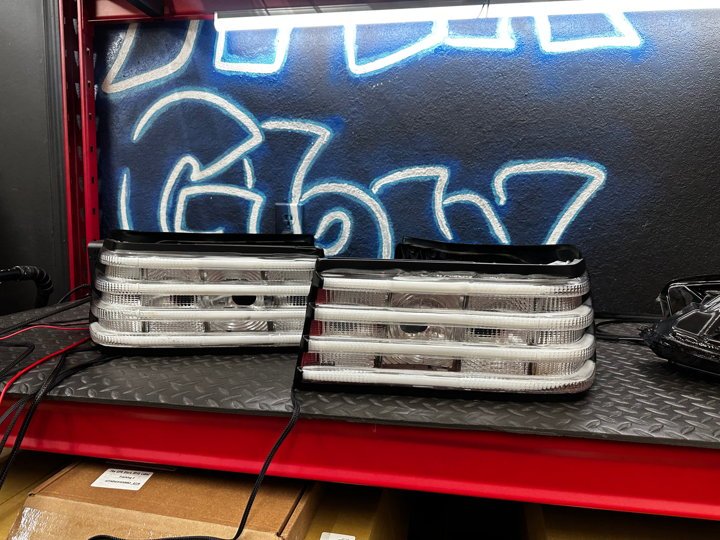 NTXGLOW RGB tail lights (90 - 98 Mercedes SL-class R129)