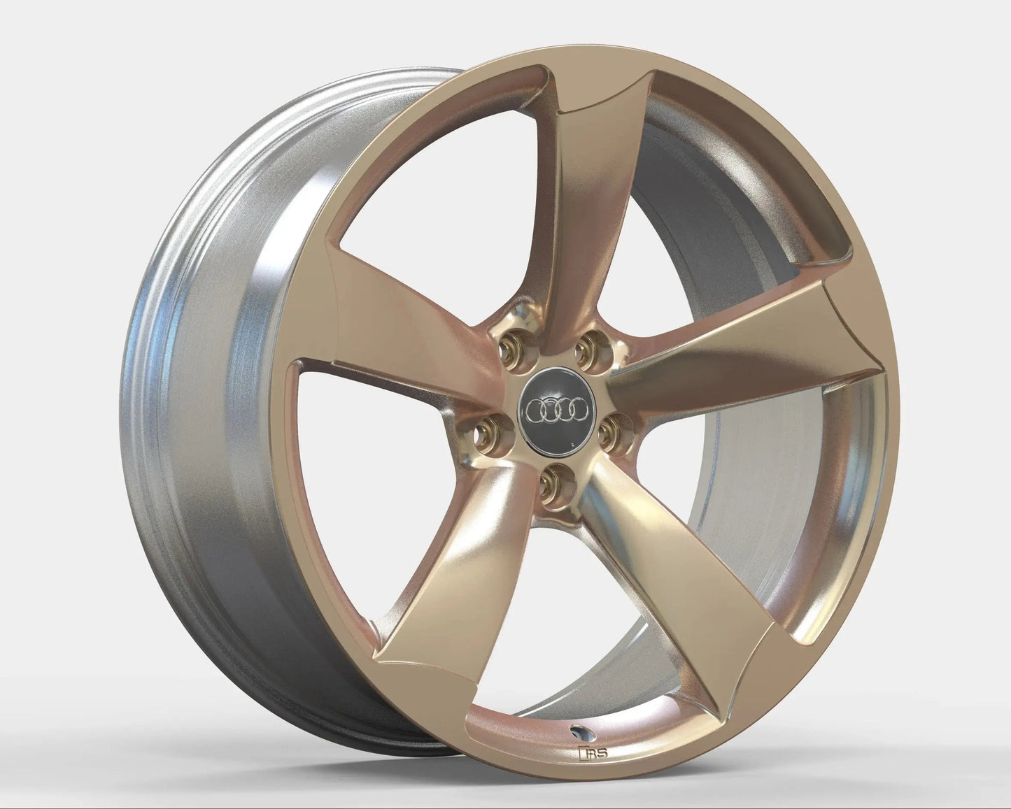 Set of Audi Forged "Rotor" Style Wheels