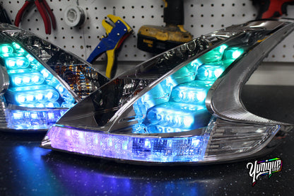 Nissan 370Z BlueGhozt Clear JDM Tail Lights