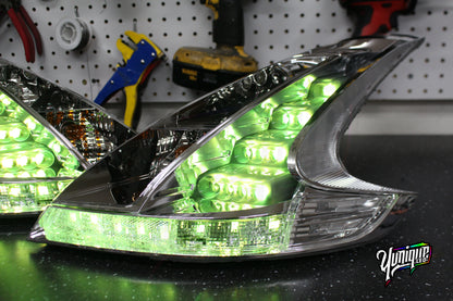 Nissan 370Z BlueGhozt Clear JDM Tail Lights