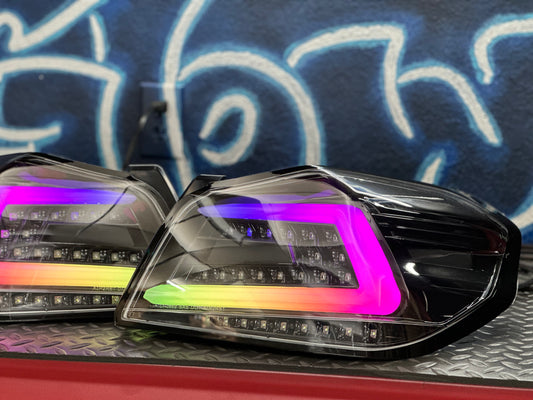 2015-2021 Subaru Wrx Black Spec D Color Shifting Tail Lights