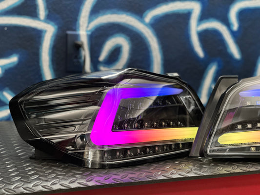2015-2021 Subaru Wrx Black Spec D Color Shifting Tail Lights