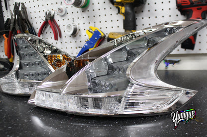 Nissan 370Z BlueGhozt Clear JDM Tail Lights