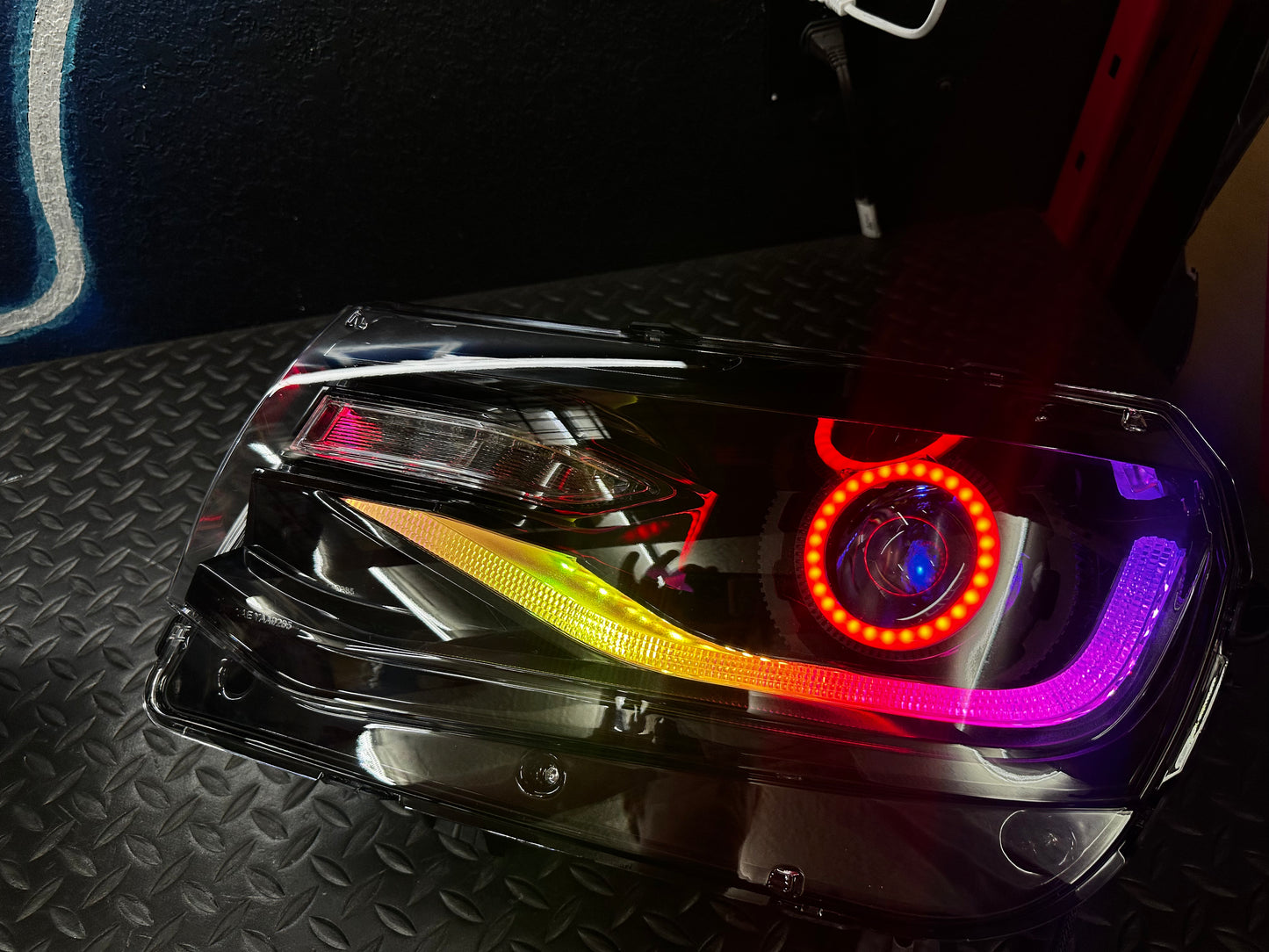 NTXGlow RGB headlights (2014 - 2015 Chevy Camaro headlights)