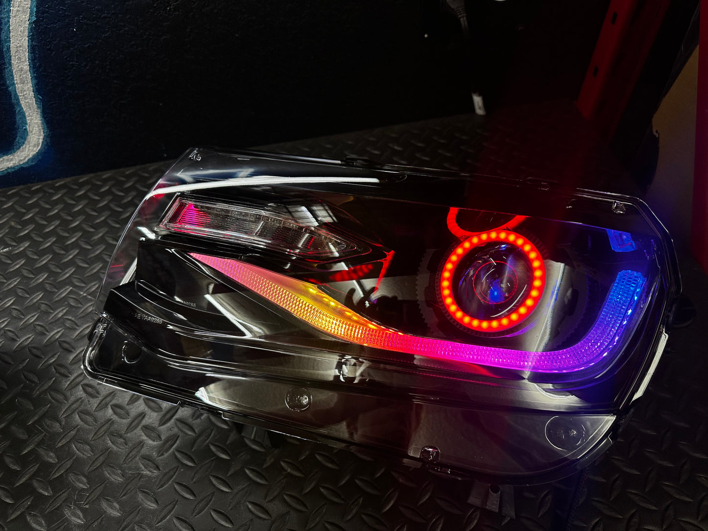 NTXGlow RGB headlights (2014 - 2015 Chevy Camaro headlights)