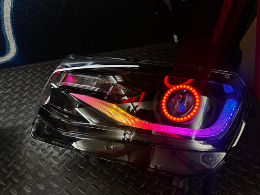 NTXGlow RGB headlights (2014 - 2015 Chevy Camaro headlights)