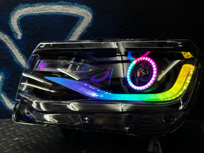 NTXGlow RGB headlights (2014 - 2015 Chevy Camaro headlights)