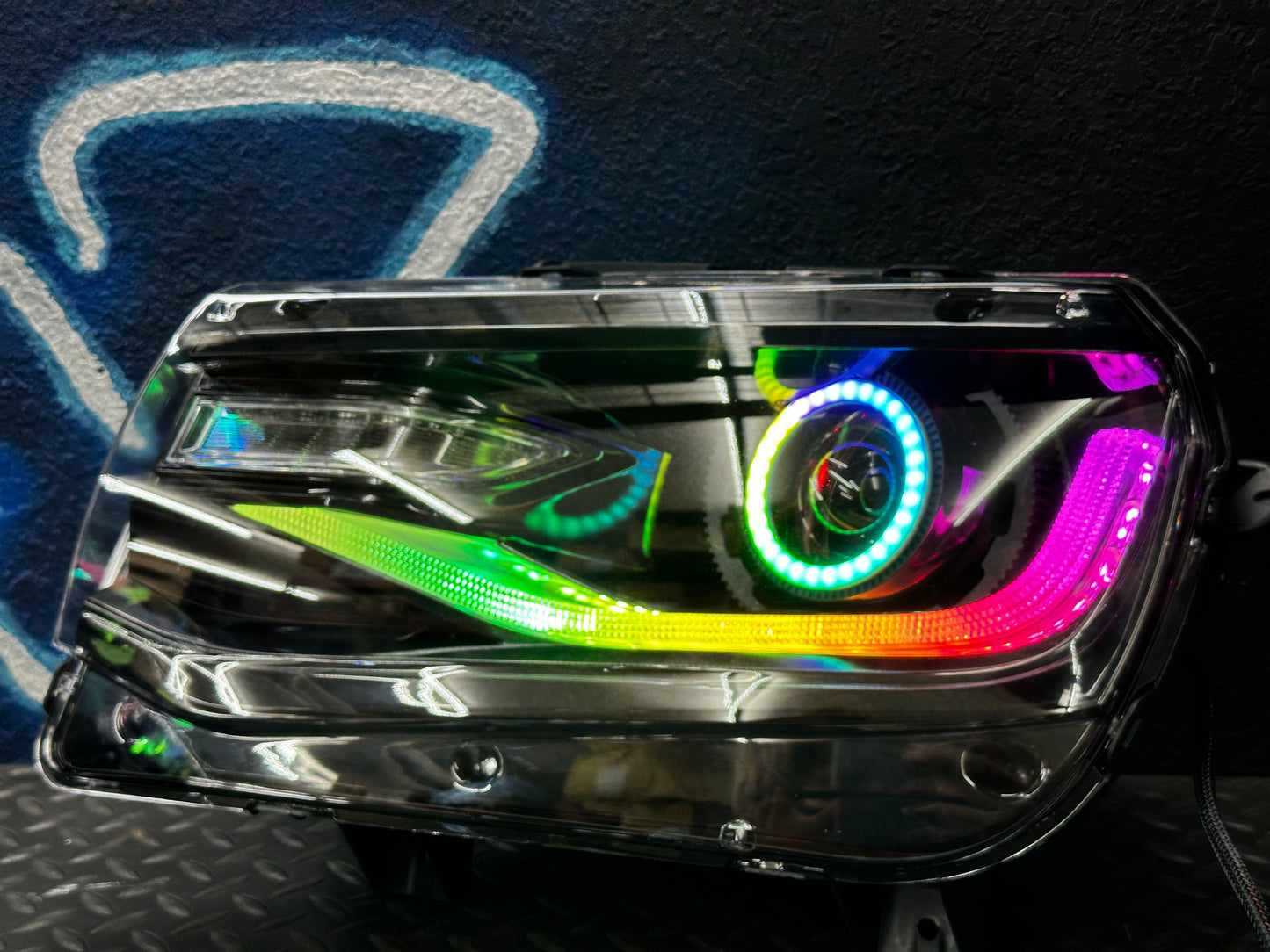 NTXGlow RGB headlights (2014 - 2015 Chevy Camaro headlights)