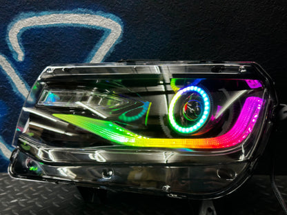 NTXGlow RGB headlights (2014 - 2015 Chevy Camaro headlights)