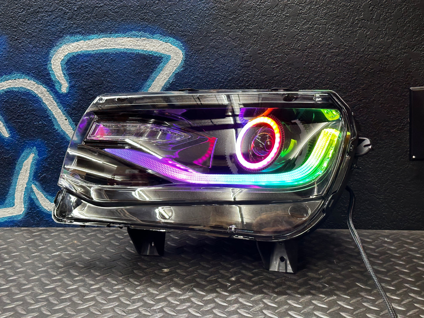 NTXGlow RGB headlights (2014 - 2015 Chevy Camaro headlights)