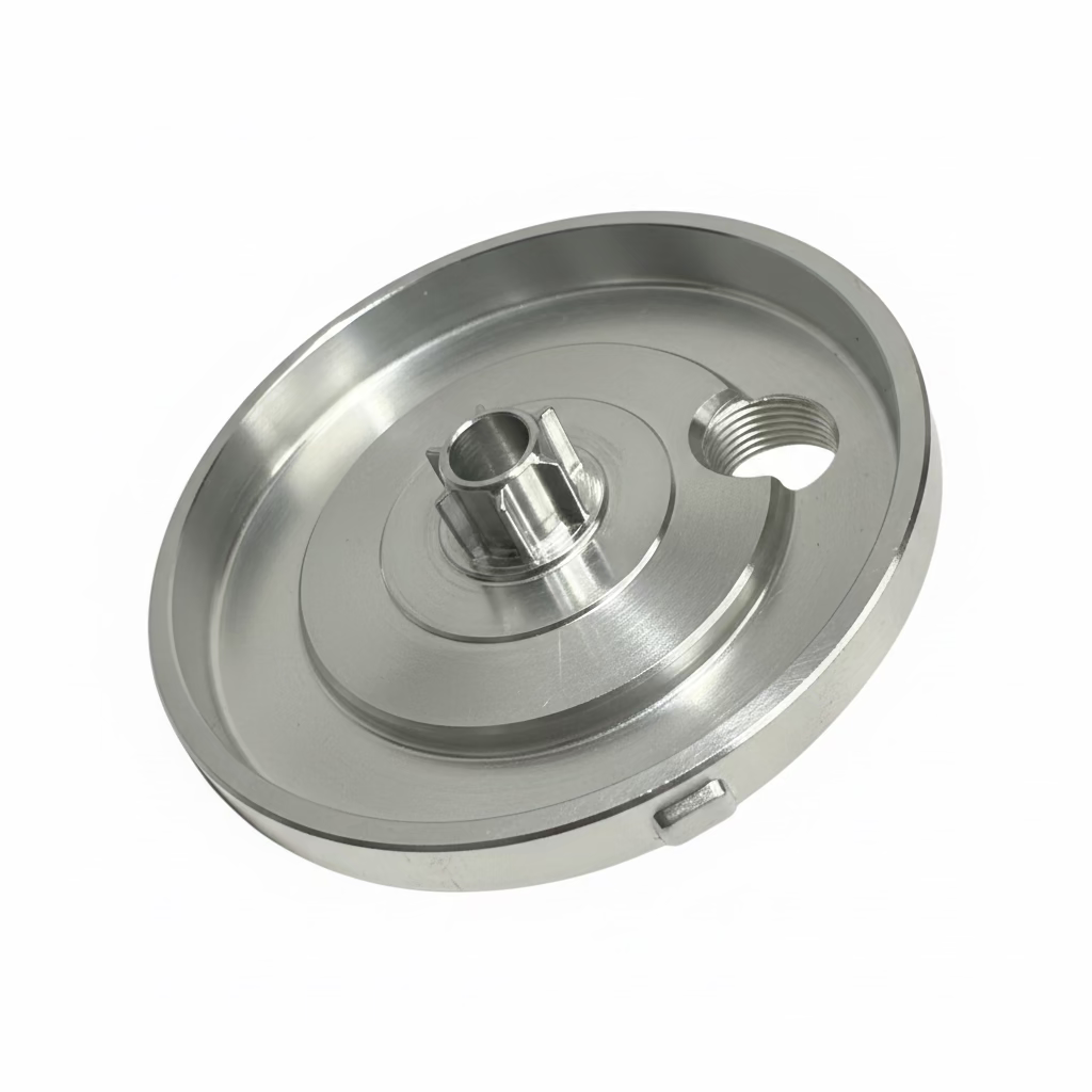 Vorsprung Autowerk Billet PCV Housing Adapter for 3.0T PCV Relocation, Audi 3.0 TFSI Supercharged