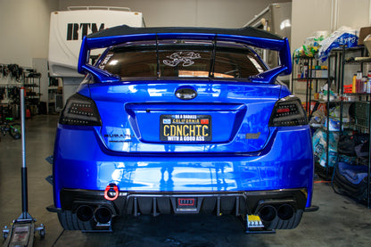 OLM LE Dry Carbon Fiber Rear Diffuser - 2015-2021 Subaru WRX / STI