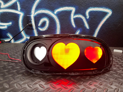 NTXGlow Diffused Heart Tail Lights (1990-1997 Na Mazda Miata)