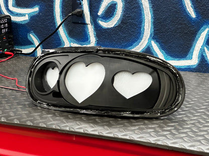 NTXGlow Diffused Heart Tail Lights (1990-1997 Na Mazda Miata)