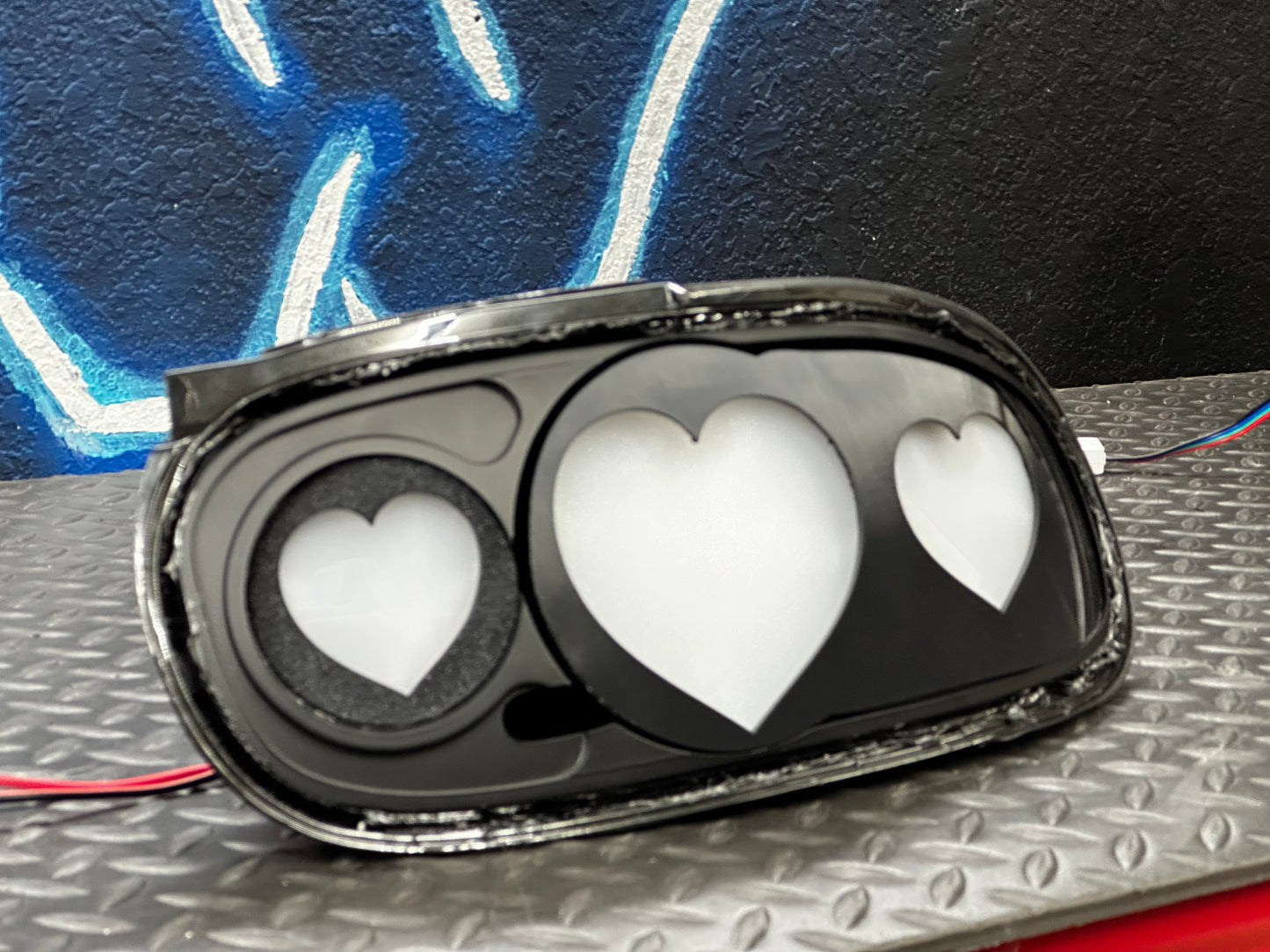 NTXGlow Diffused Heart Tail Lights (1990-1997 Na Mazda Miata)